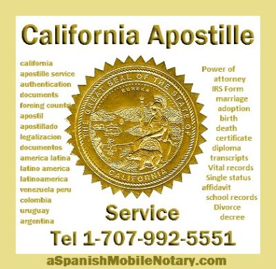 California Apostille Service