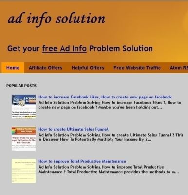 Blogspot Info Solutions Marketing 