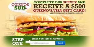 Quiznos Gift Card