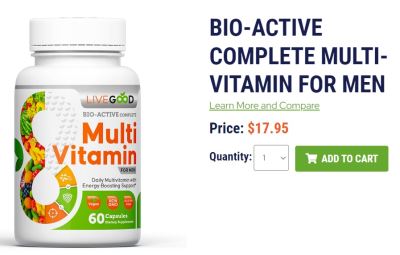 Bio-Active Complete Multi-Vitamin For Men