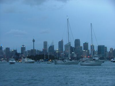 View from Sydney Harbour