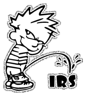 Calvin peeing on the IRS.gif