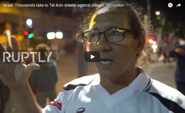 Israel--Thousands-take-to-Tel-Aviv-streets-against-alleged-corruption_video