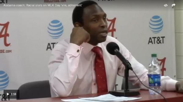 University of Alabama men's basketball coach, Avery Johnson_video