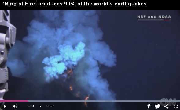 'Ring of Fire' produces 90% of the world’s earthquakes_video