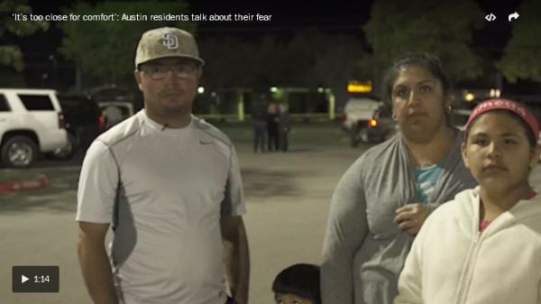 'It's too close for comfort'-- Austin residents talk about their fear_video