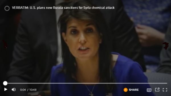 U.S. plans new Russia sanctions for Syria chemical attack_video