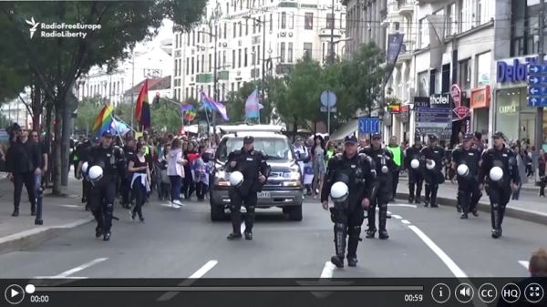LGBT Activists March in Belgrade Pride Parade_video