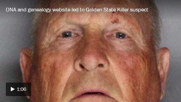 DNA and genealogy website led to Golden State Killer suspect_video