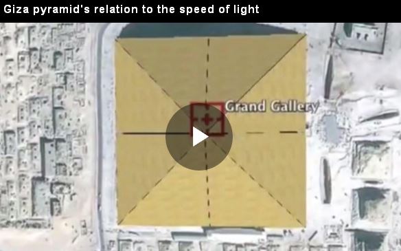 Great Pyramid's relation to the speed of light_video