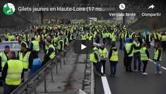 Gilets jaunes en Haute-Loire_video