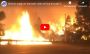 Woman captures dramatic video driving through flames_video