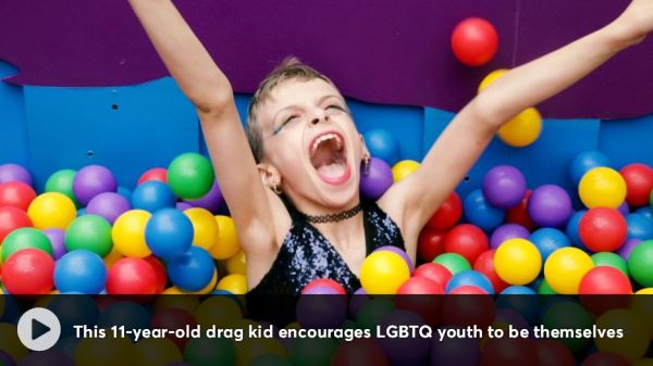This kid encourages LGBTQ youth to be themselves_video