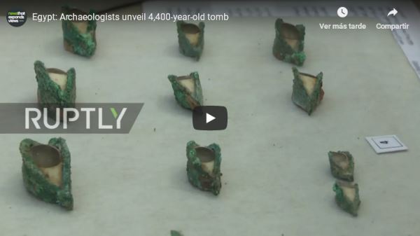 Egypt--Archaeologists unveil 4,400-year-old tomb_video