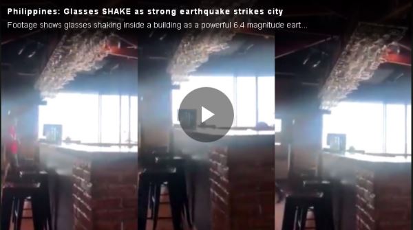 Strong earthquake strikes Philippines_video