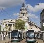 The new trams in Nottingham