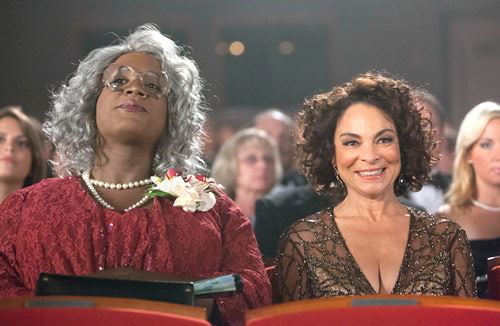 Lewis in Scary Movie V & Actress Jasmine Guy