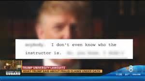 Trump University ~ Lie