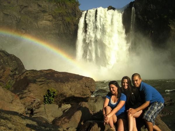 Saqualmie Falls by Kathy Hamilton