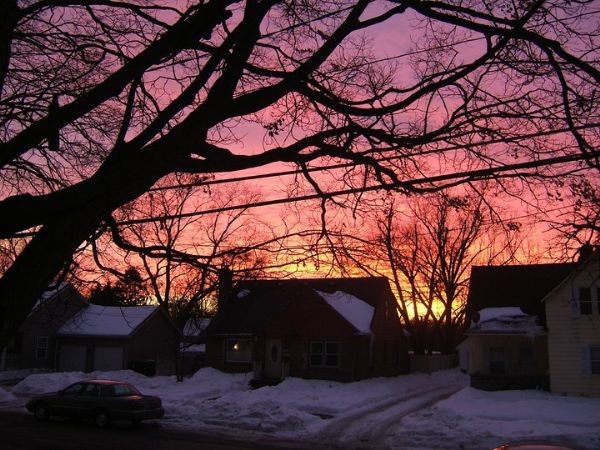 Valentine's Eve Sunset by Kathleen Vanbeekom