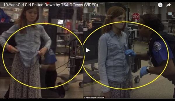 10-Year-Old Girl Patted Down by TSA Officers_video